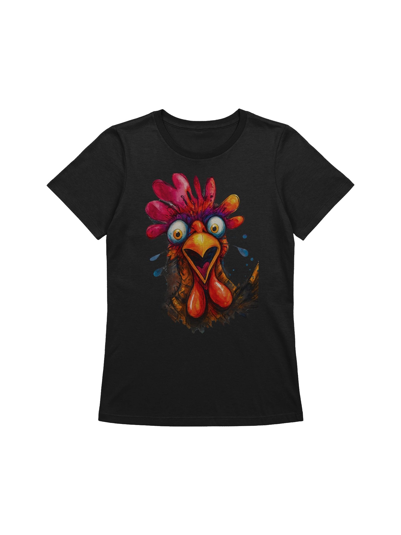 Surprised Rooster Women's Relaxed-fit T-Shirt product image (1)