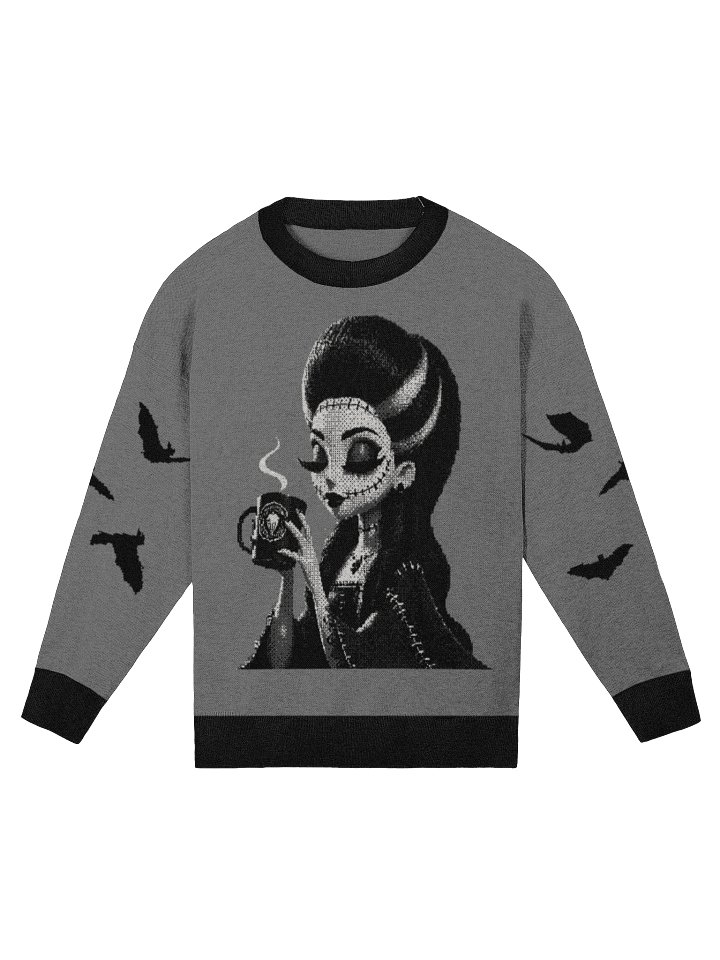 Goth Noir Relaxed Fit Sweater product image (3)