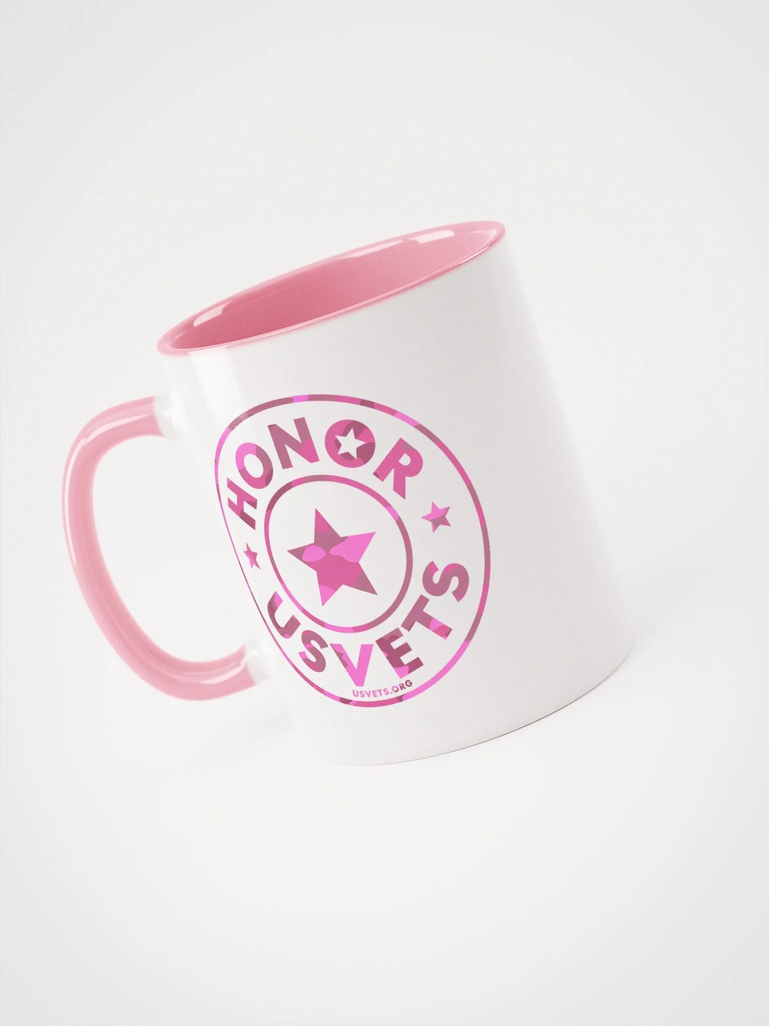 HONORUSVETS PINK STAR MUG product image (1)