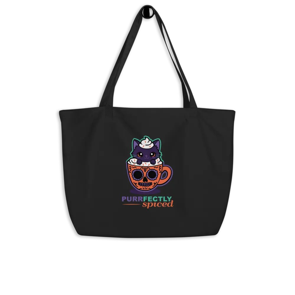 Purrfectly Spiced Organic Cotton Tote product image (3)