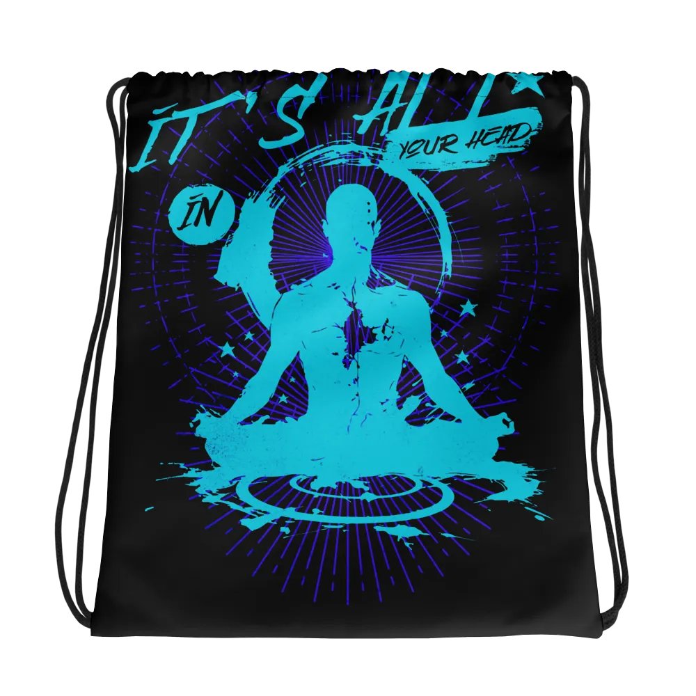 Mindful Meditations Drawstring Bag product image (1)