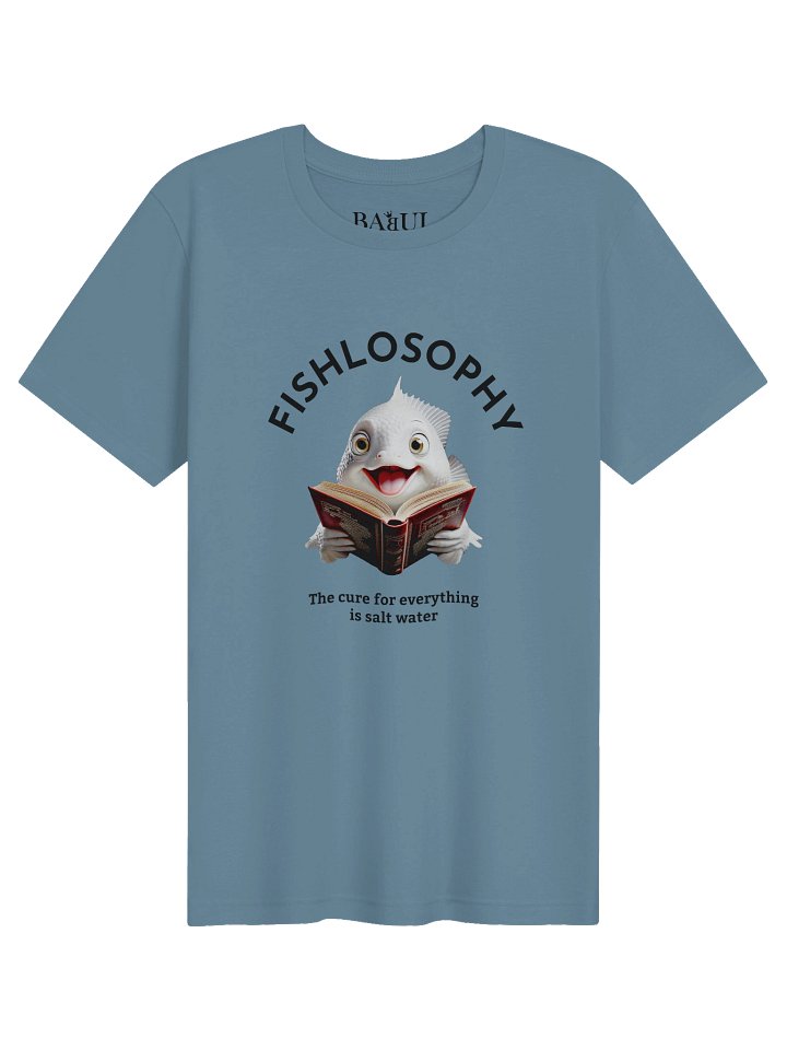Fishlosophy Unisex T-Shirt - Ocean Vibes and Life's Questions Design - PEARLS OF WISDOM FROM THE FISH WORLD product image (1)