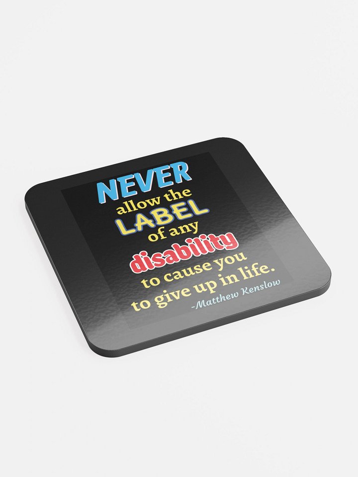 Glossed Cork Coaster [Quote 3] product image (2)