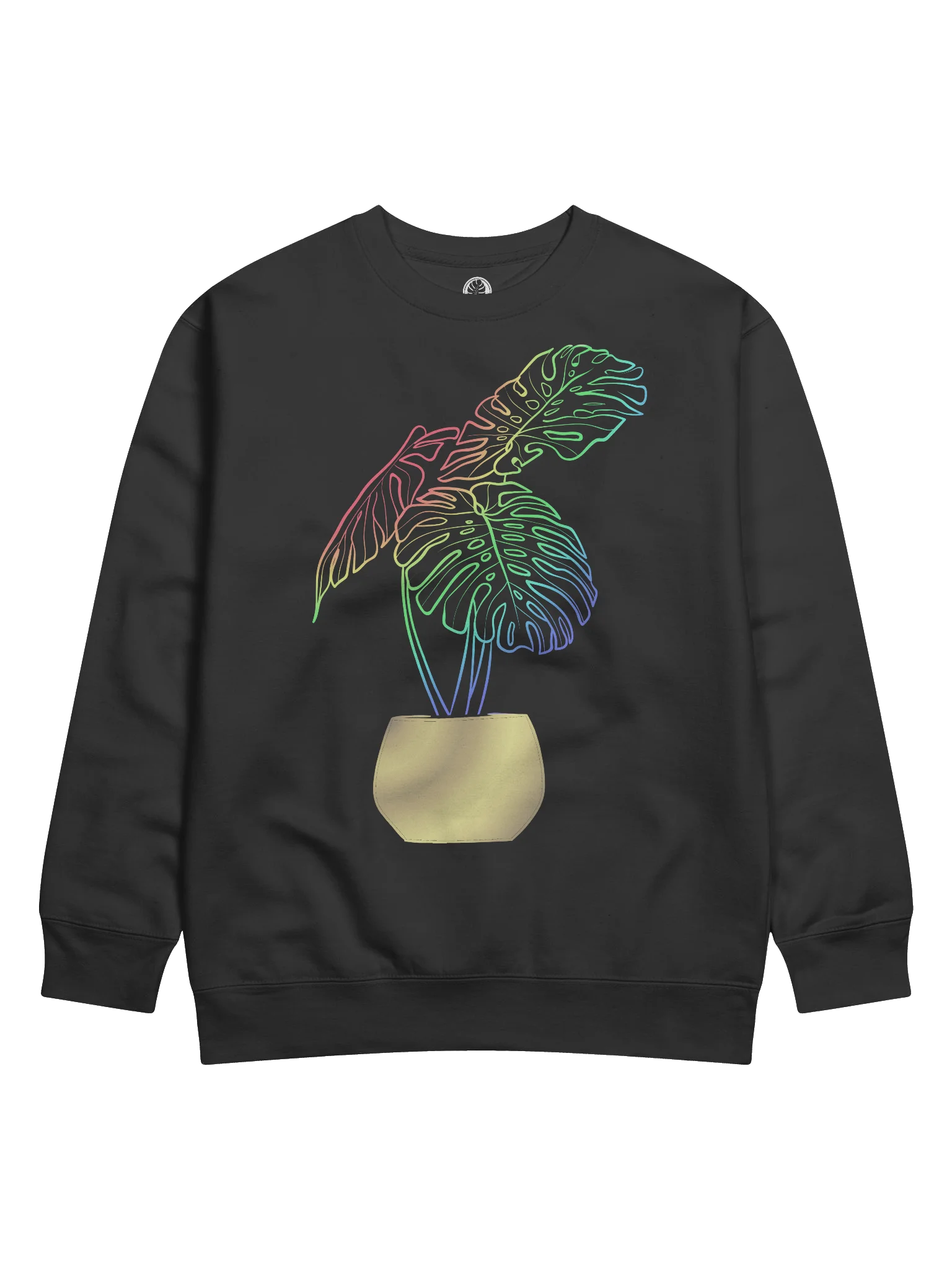 Rainbow Monstera Sweatshirt product image (2)