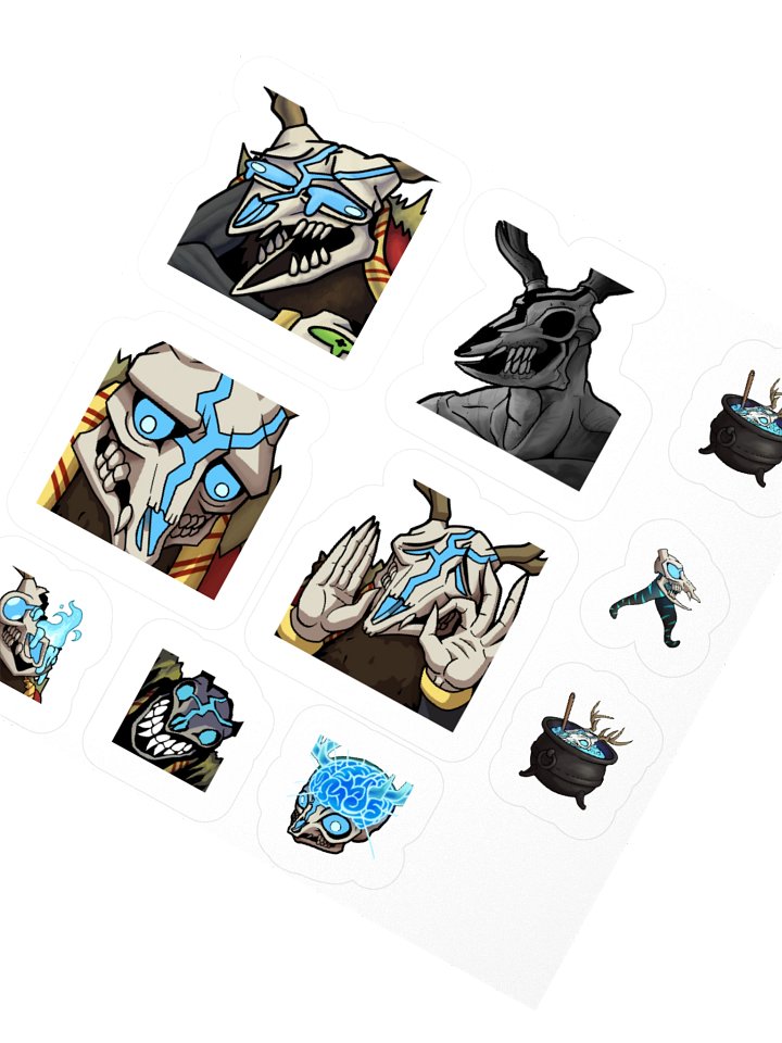 Channel Emotes Pack 3 Kiss Cut Stickers product image (2)