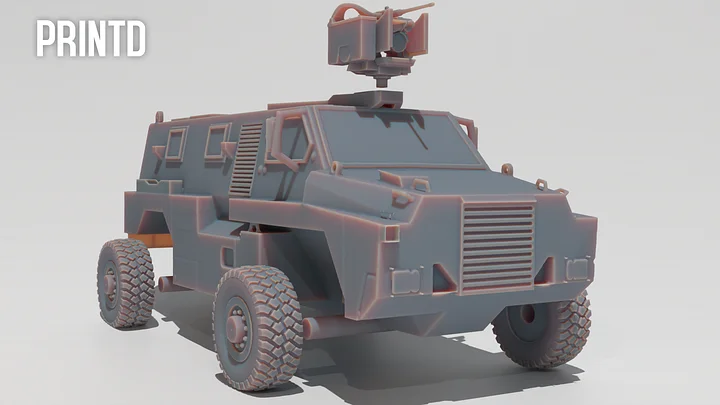 Australian Special Forces Bushmaster Troop Transport - Modern Warfare Wargame Hobby Resin Scale Models product image (2)