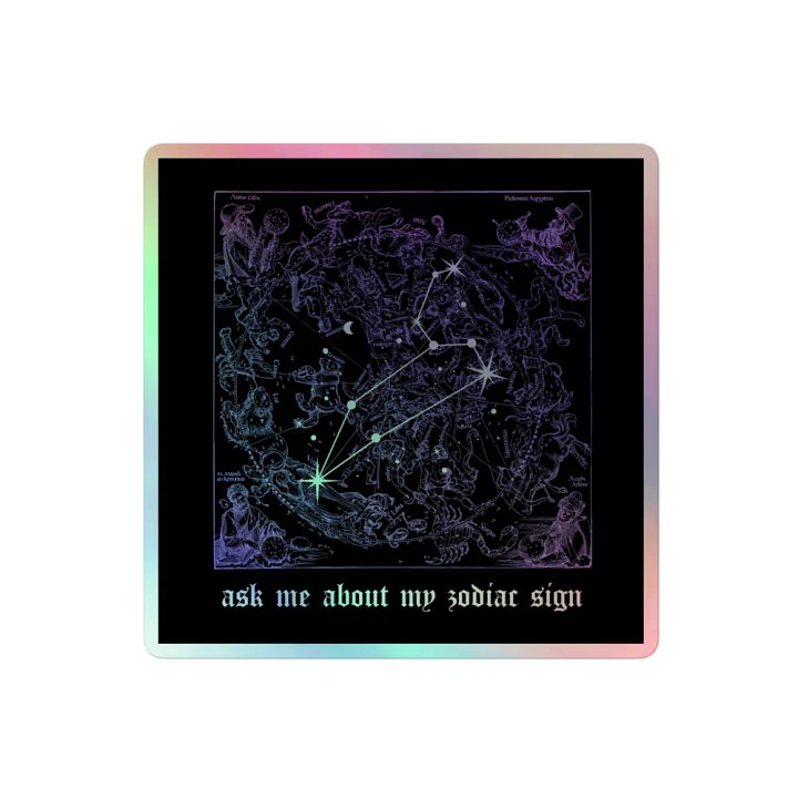 ASK ME ABOUT MY SIGN 🔮 Magic Holographic Sticker Set product image (2)
