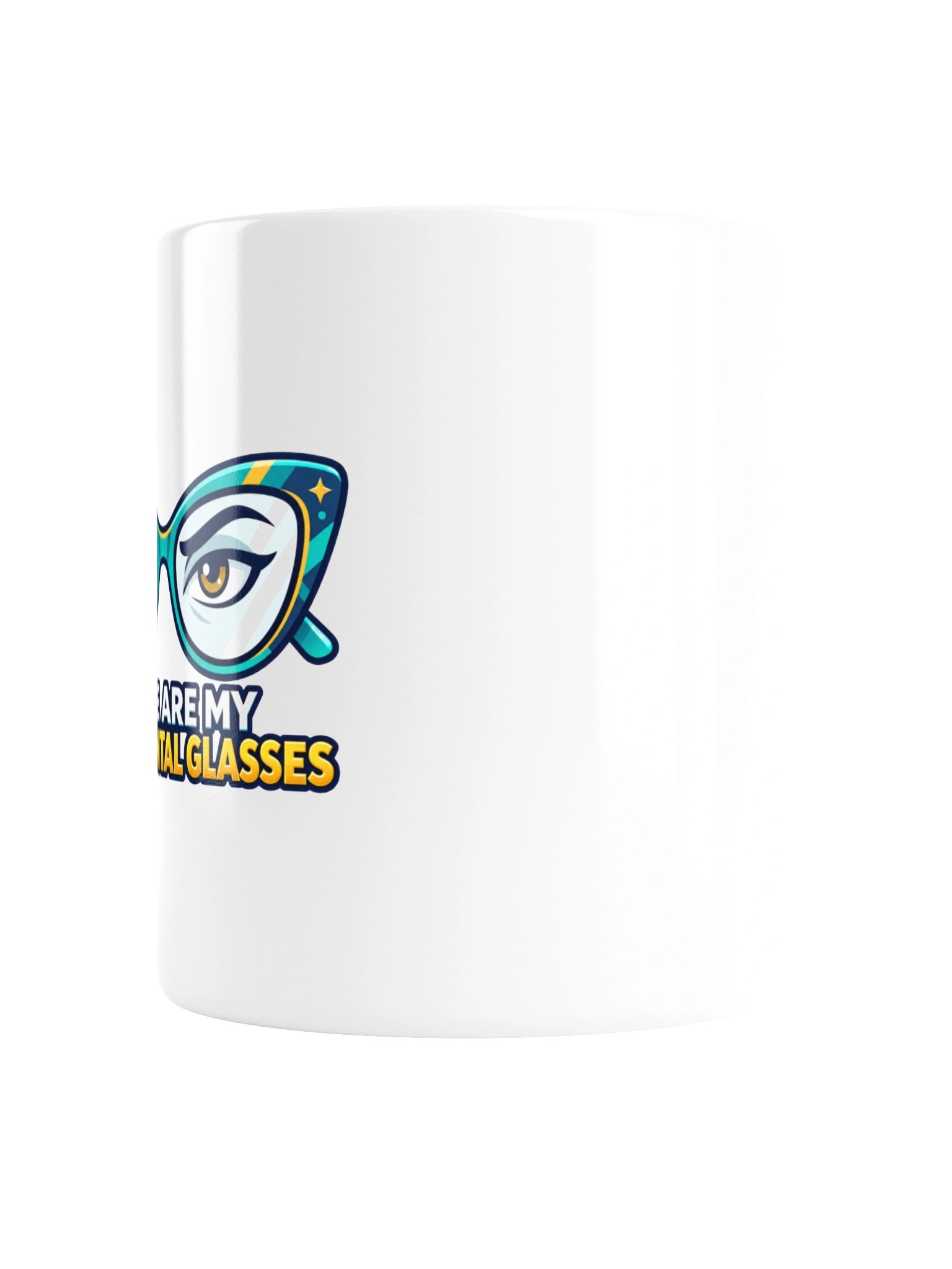These Are My Judgemental Glasses - Cat Eye Mug product image (6)