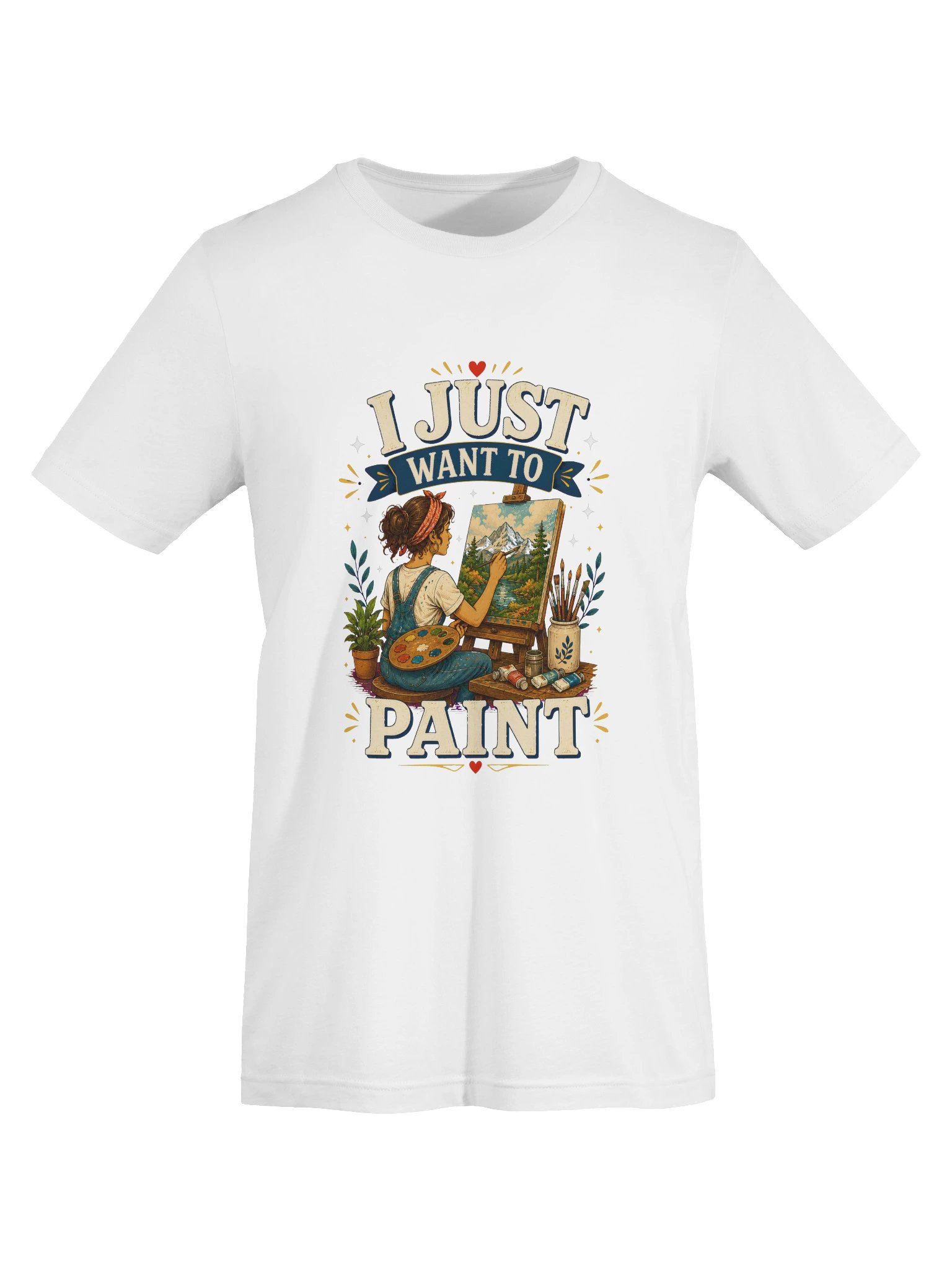 I Just Want To Paint Tee product image (33)