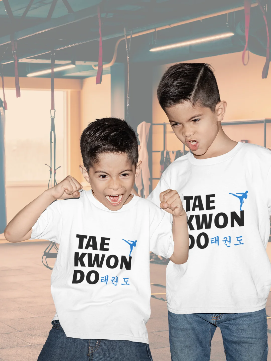 Taekwondo Block Kicker Junior T-shirt product image (1)