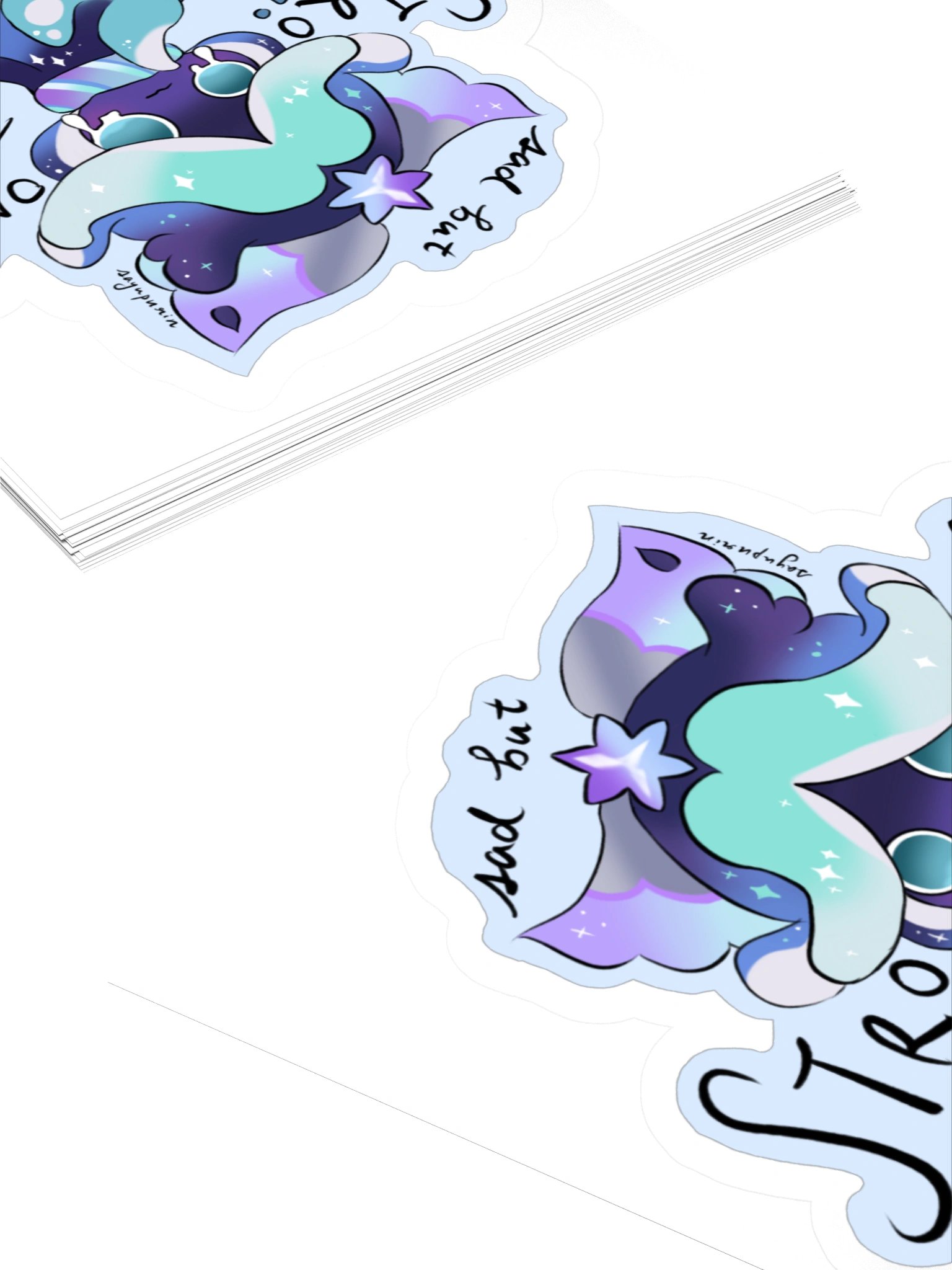 Squid Ink Cookie - Cookie Run Kingdom | Sticker product image (10)