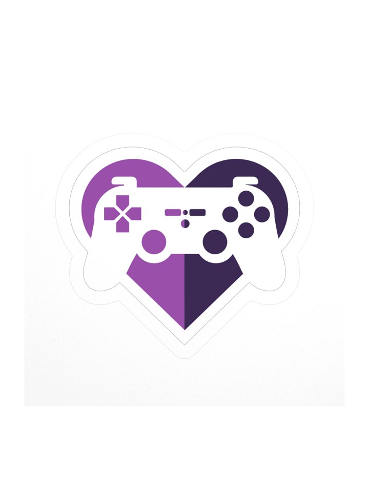 Playing with Heart – Logo Vinyl Sticker product image (1)