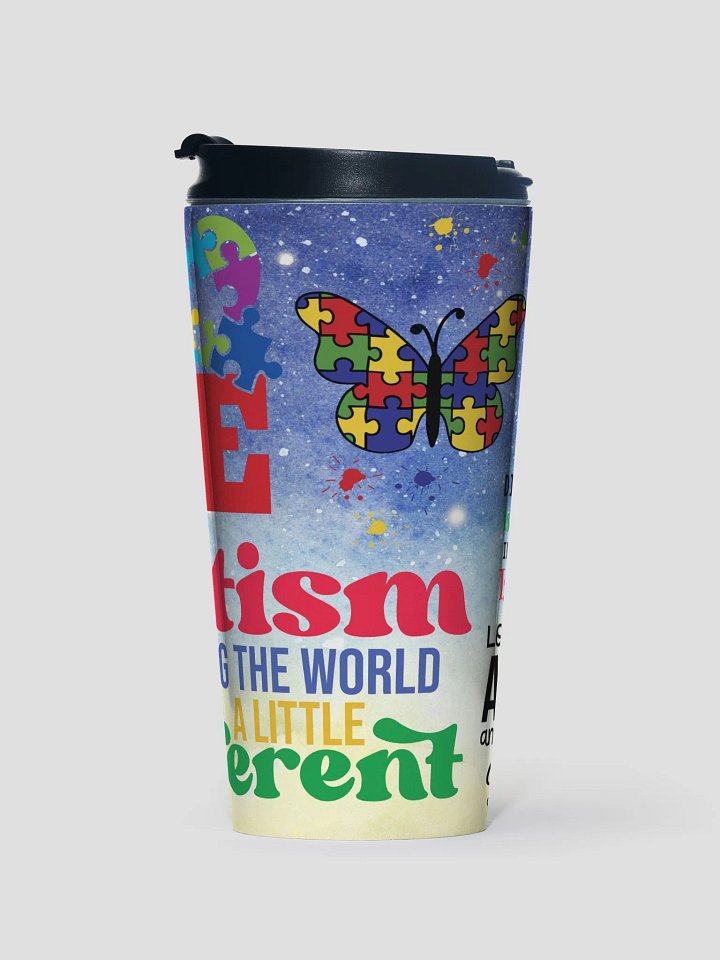 Love & Acceptance Autism Awareness Travel Mug product image (1)