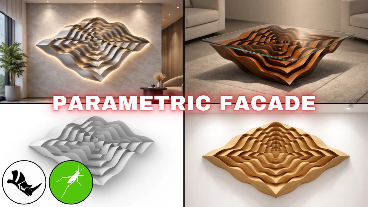 Parametric Facade Workflow Grasshopper + Rhino Files product image (2)