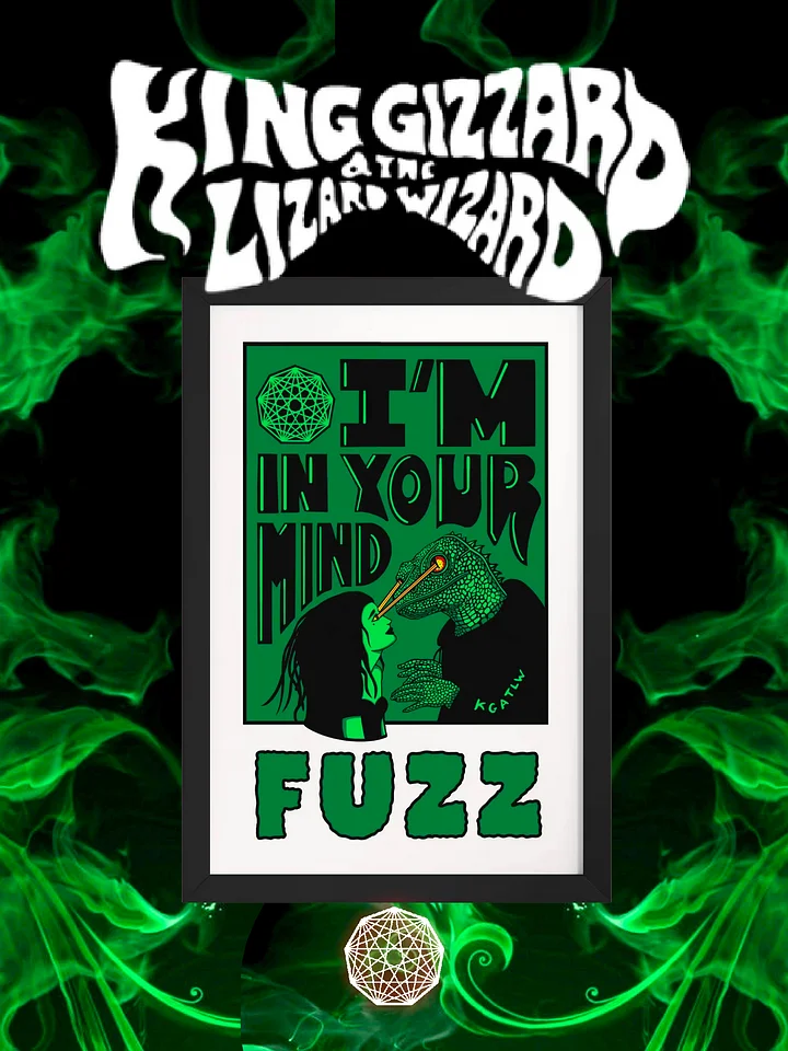 I'M IN YOUR MIND FUZZ FRAMED POSTER product image (1)