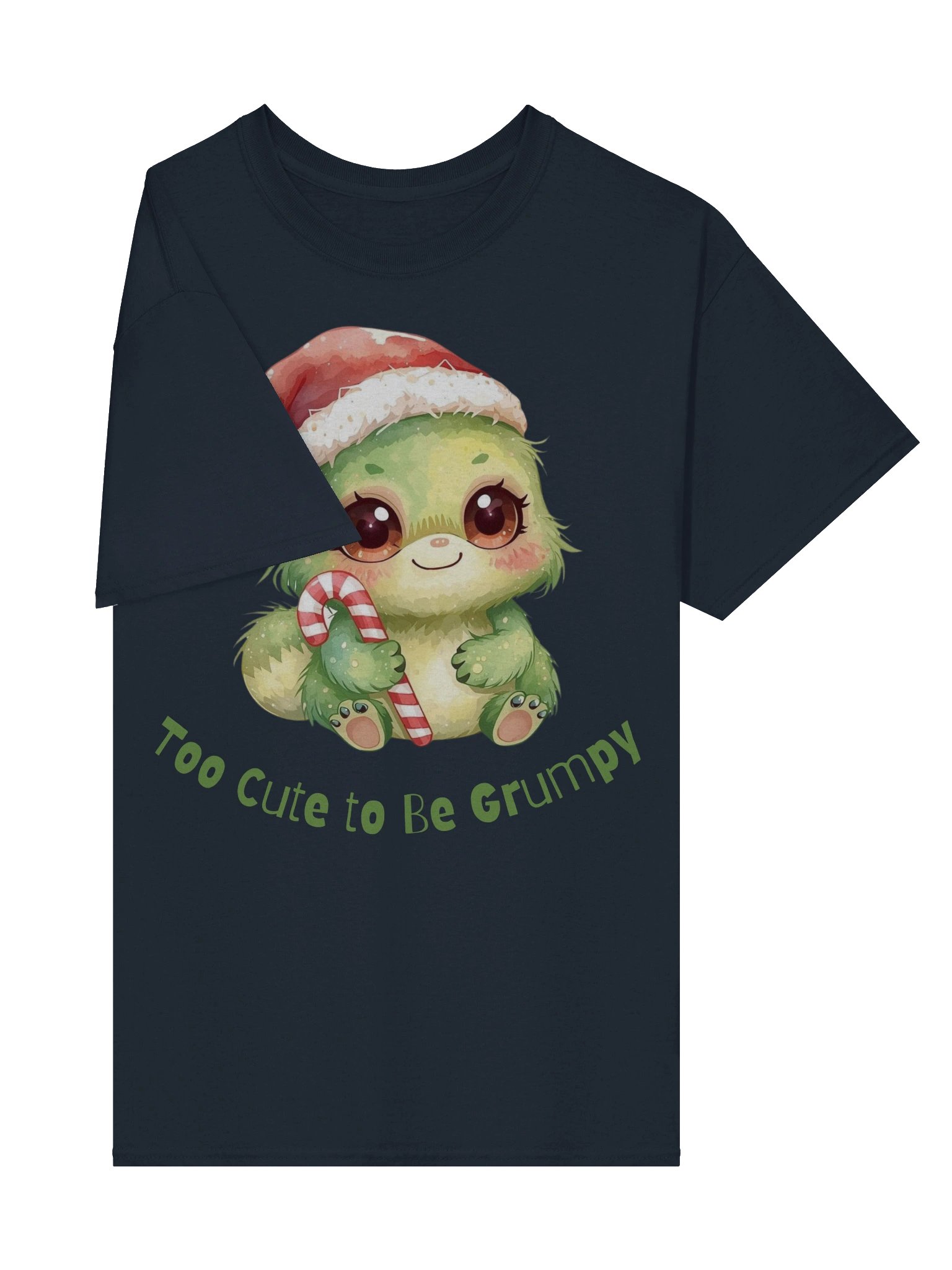 Too Cute to Be Grumpy Holiday Tee product image (36)