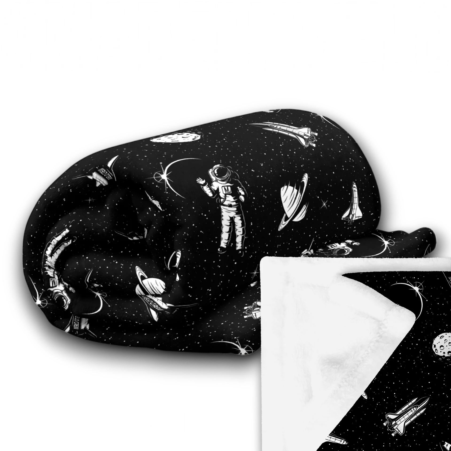 Spaced Out B&W - Blanket | #MadeByMELO product image (9)