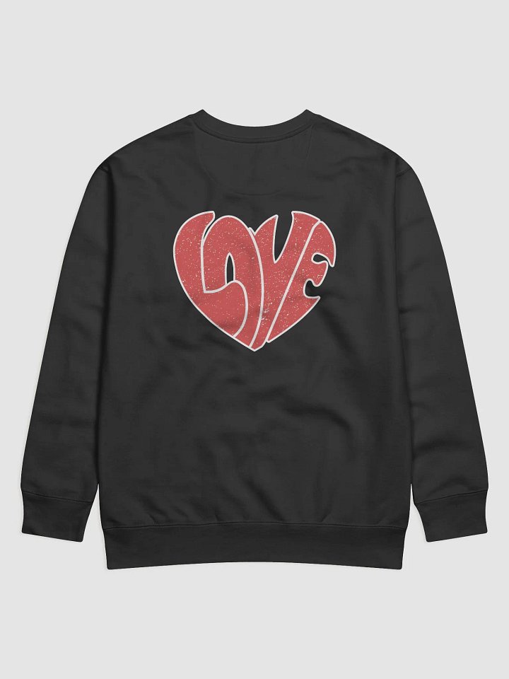 Love Heart Distressed Sweatshirt product image (7)
