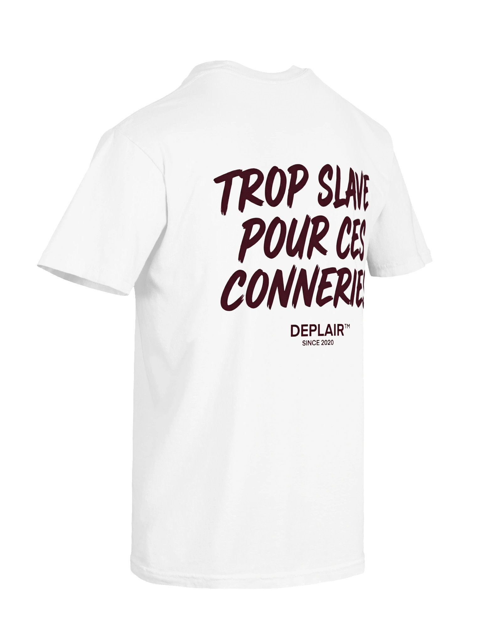 Trop slave pour ces conneries — T-shirt unisexe product image (4)