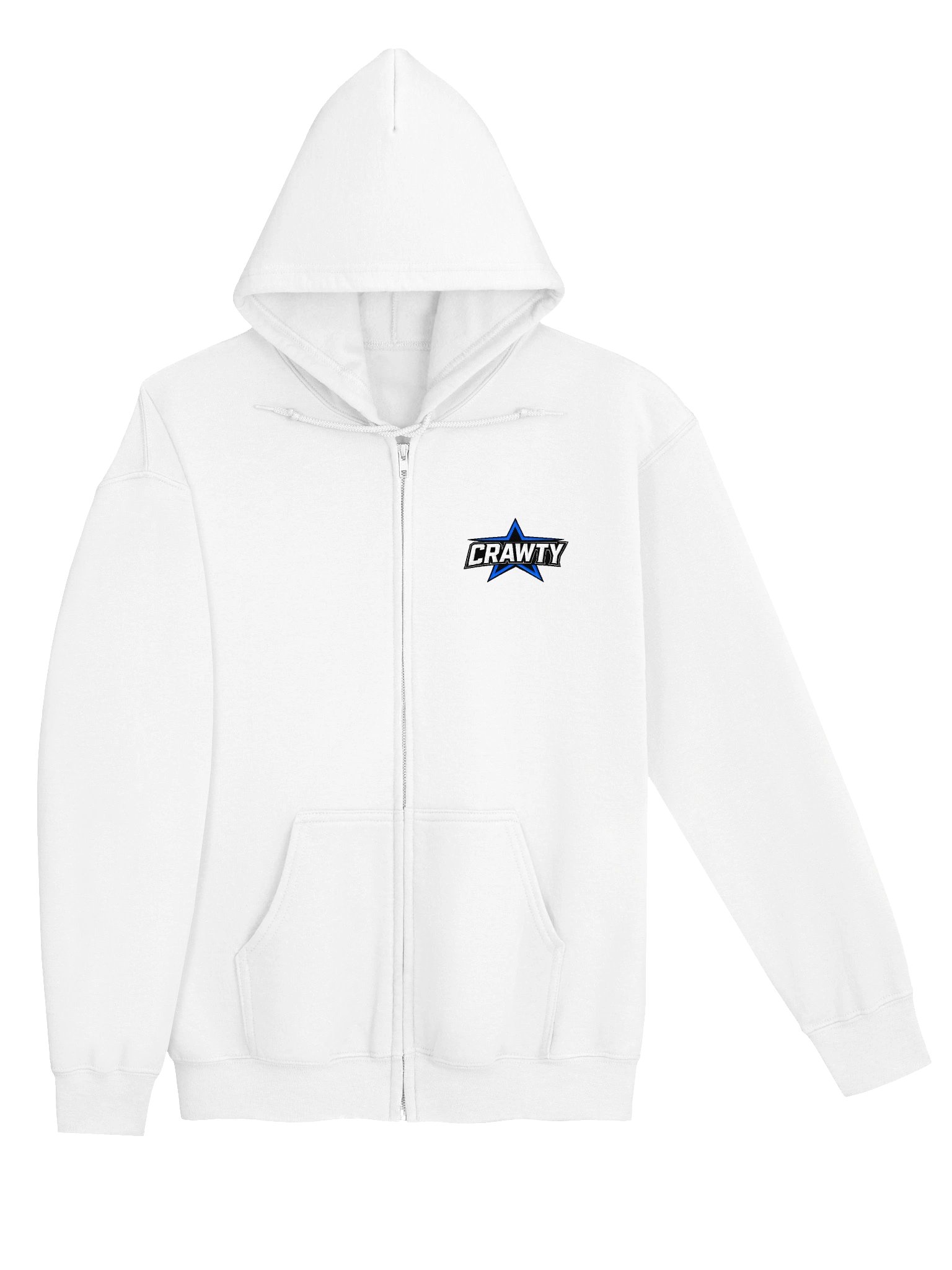 CRAWTY Blue Star Zip Hoodie product image (7)