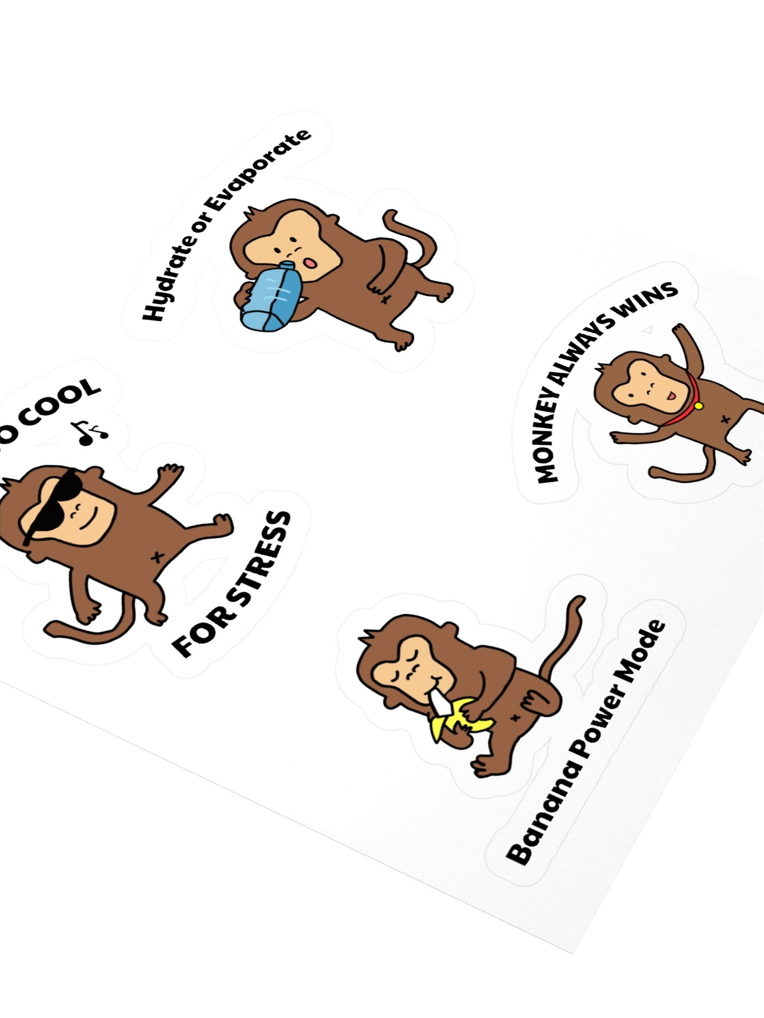 Monkey Moments Sticker Pack product image (3)