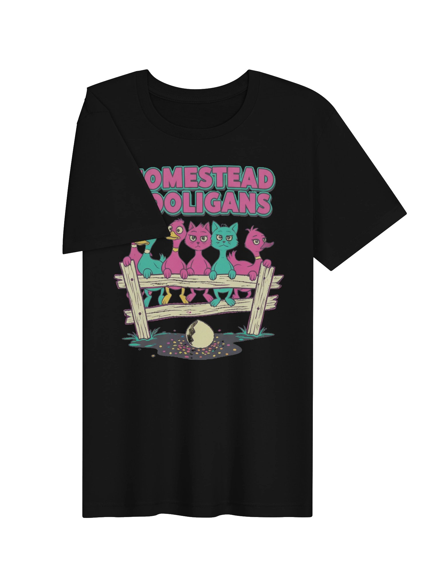 Homestead Hooligans Duck and Cat Gang Tee product image (3)