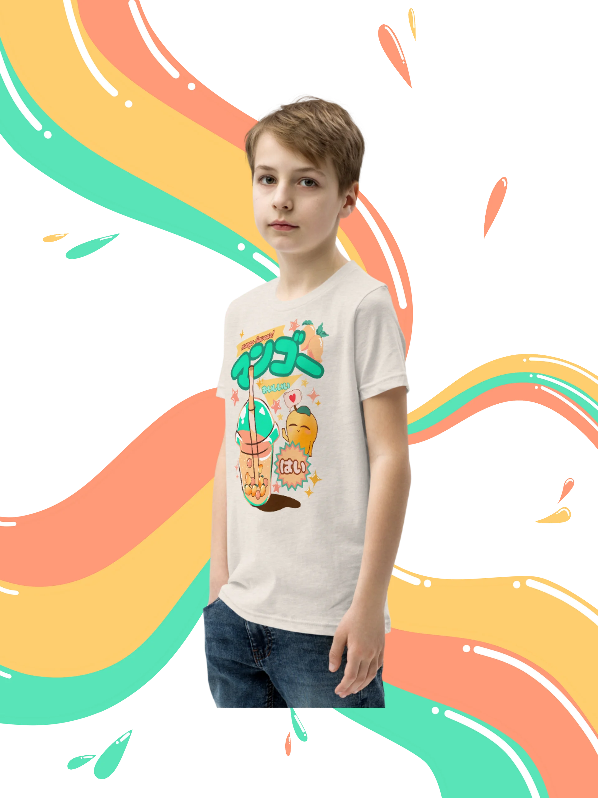 Kawaii Super Mango Children's Tee! product image (2)