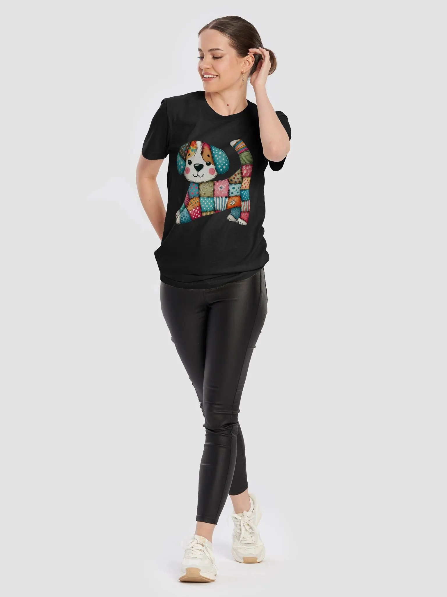 Quilted Pup Patchwork T-Shirt product image (69)