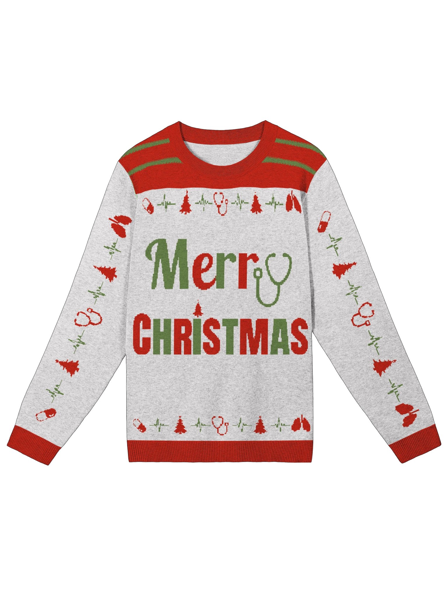 Nurse Ugly Christmas Sweater Medical Holiday for Men & Women product image (2)