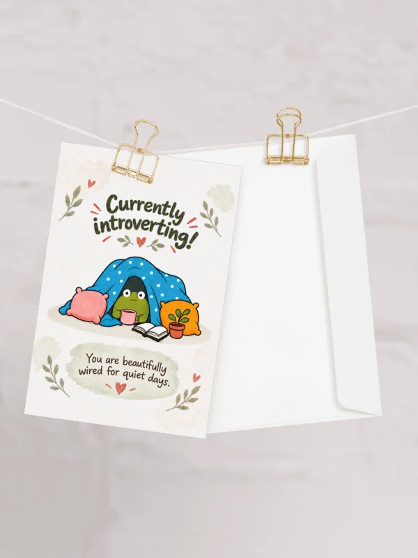 Currently Introverting Cozy Card product image (1)