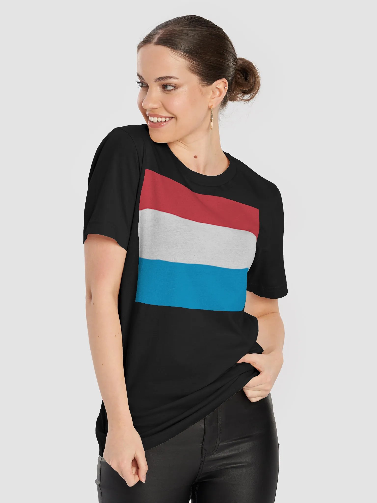 Exclusive Supersoft Unisex Luxembourg Flag T-Shirt by Graphic Grove product image (9)