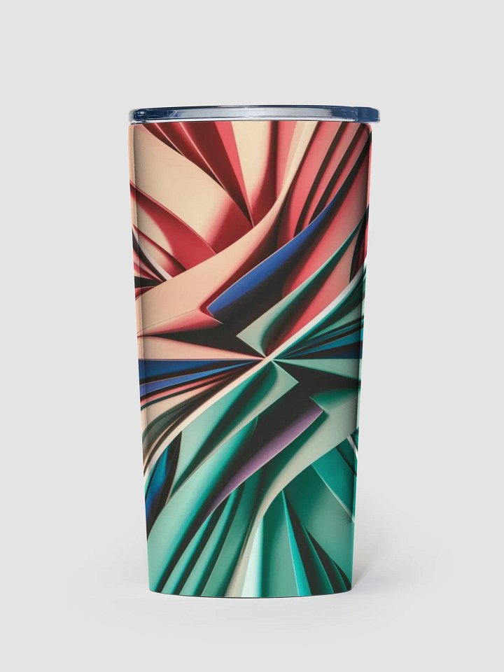 Graphic Grove 20oz Stainless Steel Tumbler: Insulated, Colourful Abstract Design product image (1)