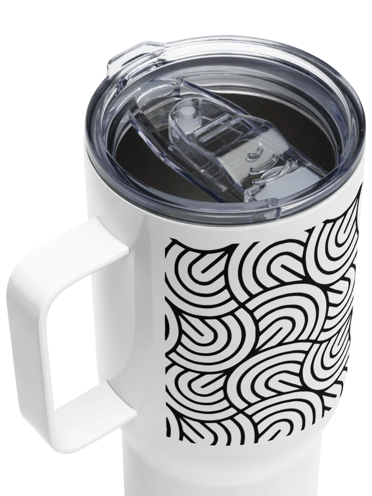 Monochrome Maze 25oz Travel Mug product image (11)