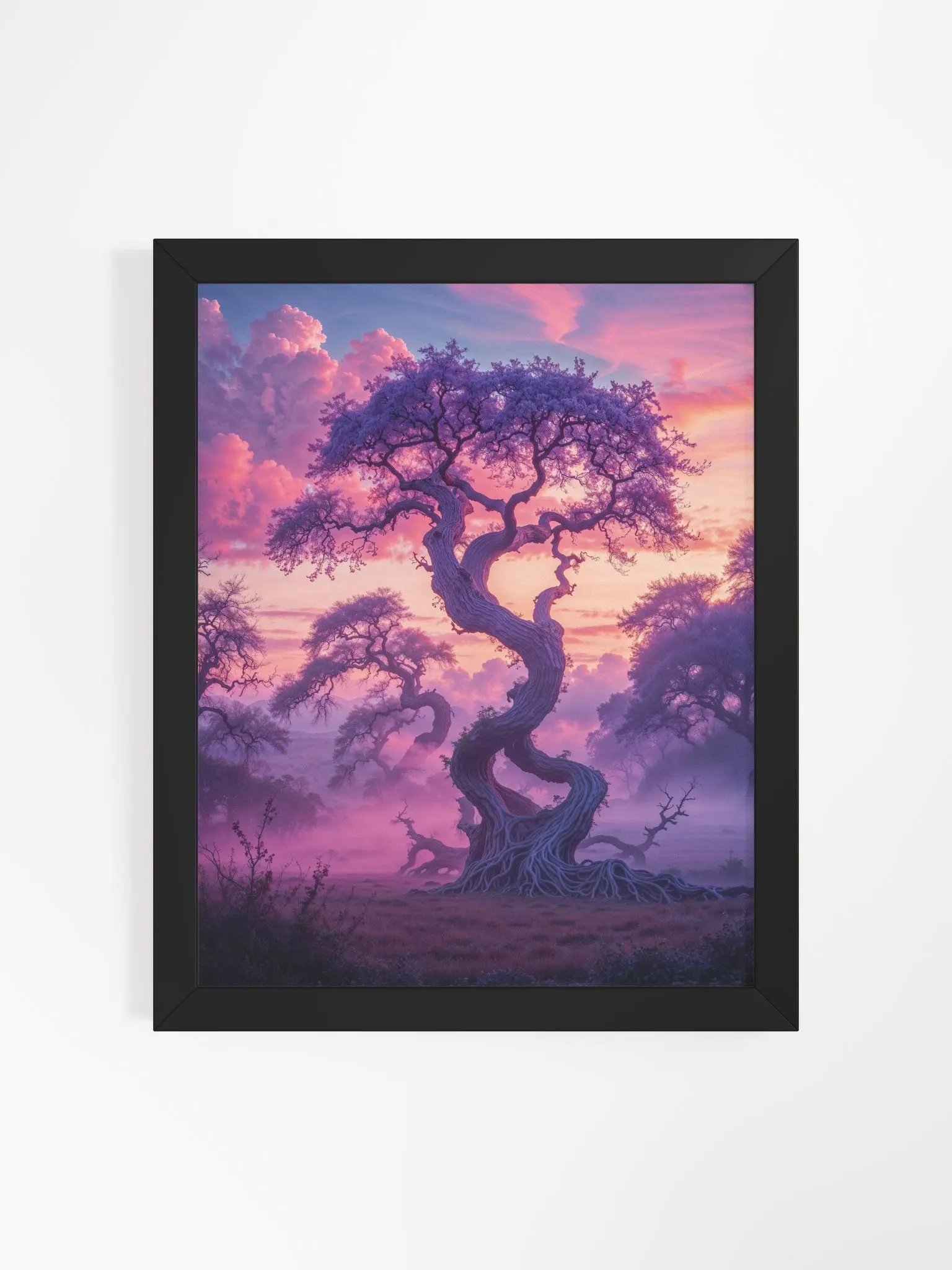 Ethereal Skyline Tree Framed Print product image (5)
