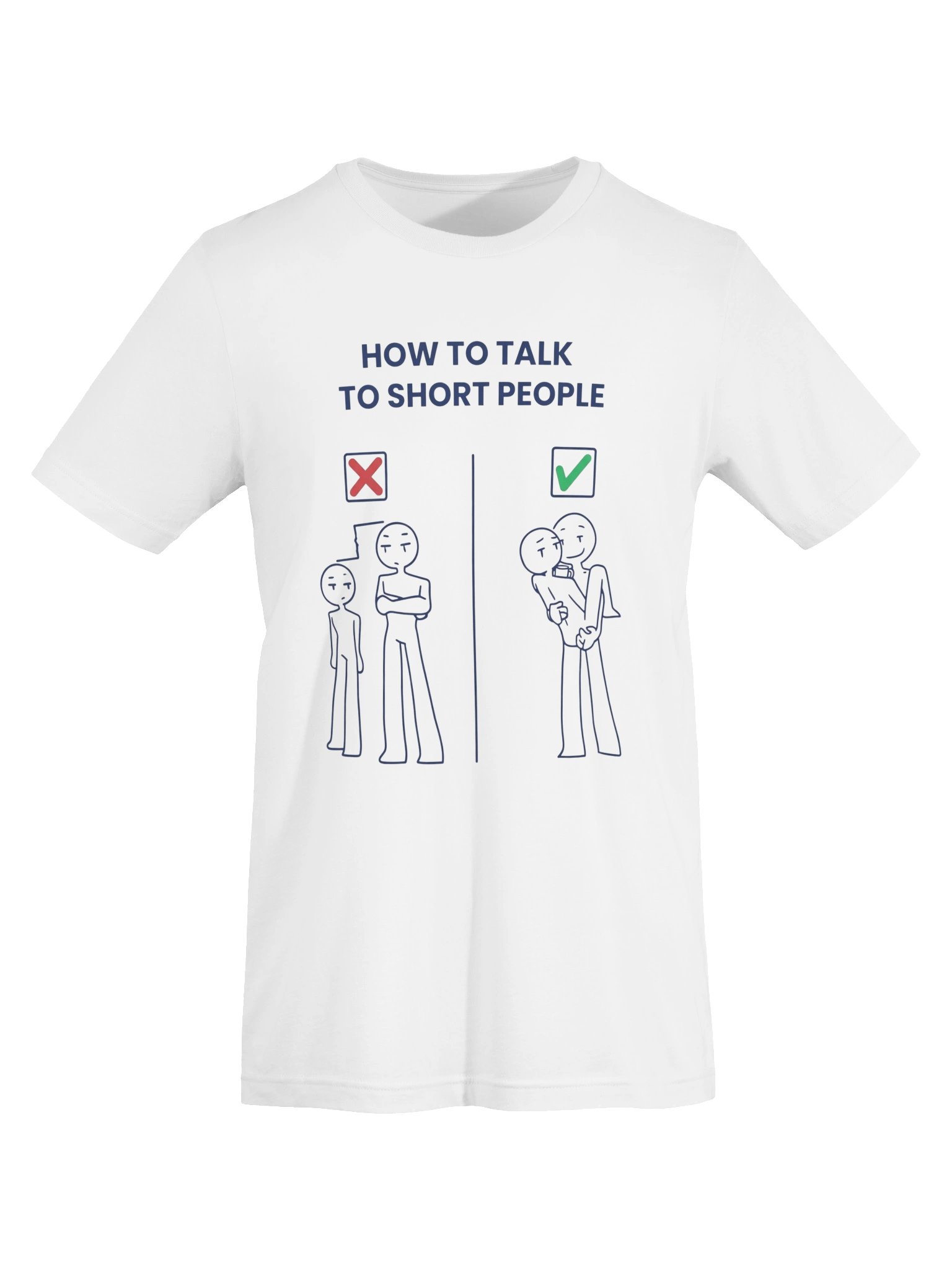 How To Talk To Short People Funny Graphic T-Shirt product image (5)