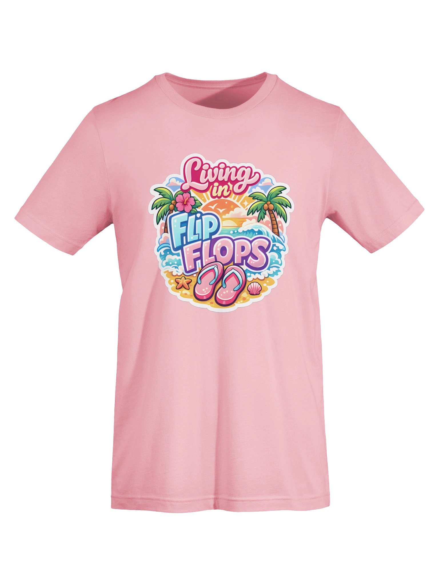 Living in Flip Flops Tropical T-Shirt product image (34)