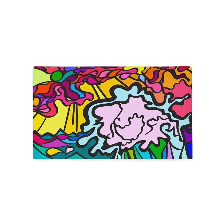 Energizing Swirls All-Over Pillowcase – Wave at Sunset product image (1)