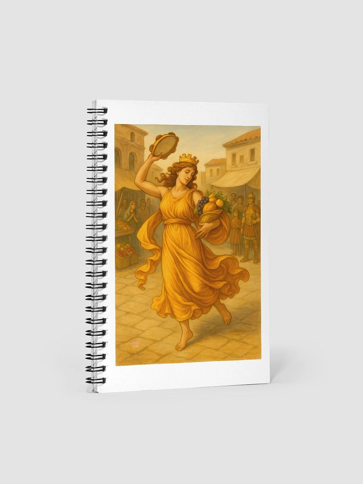 Goddess Fortuna Annonaria's Dance Spiral Notebook product image (1)