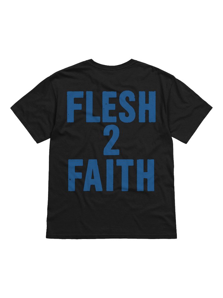 From Flesh 2 Faith — Logo Tee (Blue) product image (2)