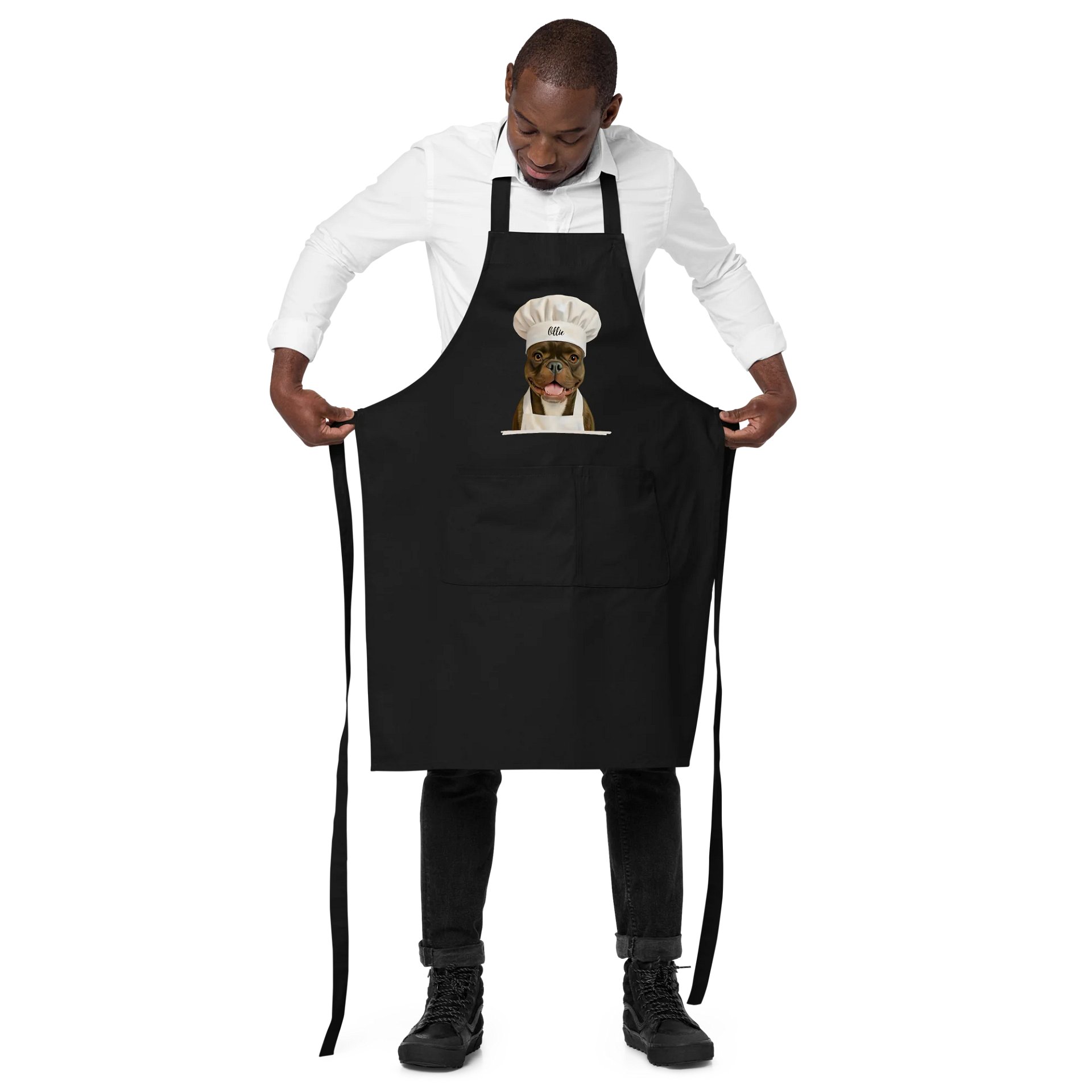 OUR BEST FRIEND IN THE KITCHEN! / ORGANIC COTTON APRON product image (8)
