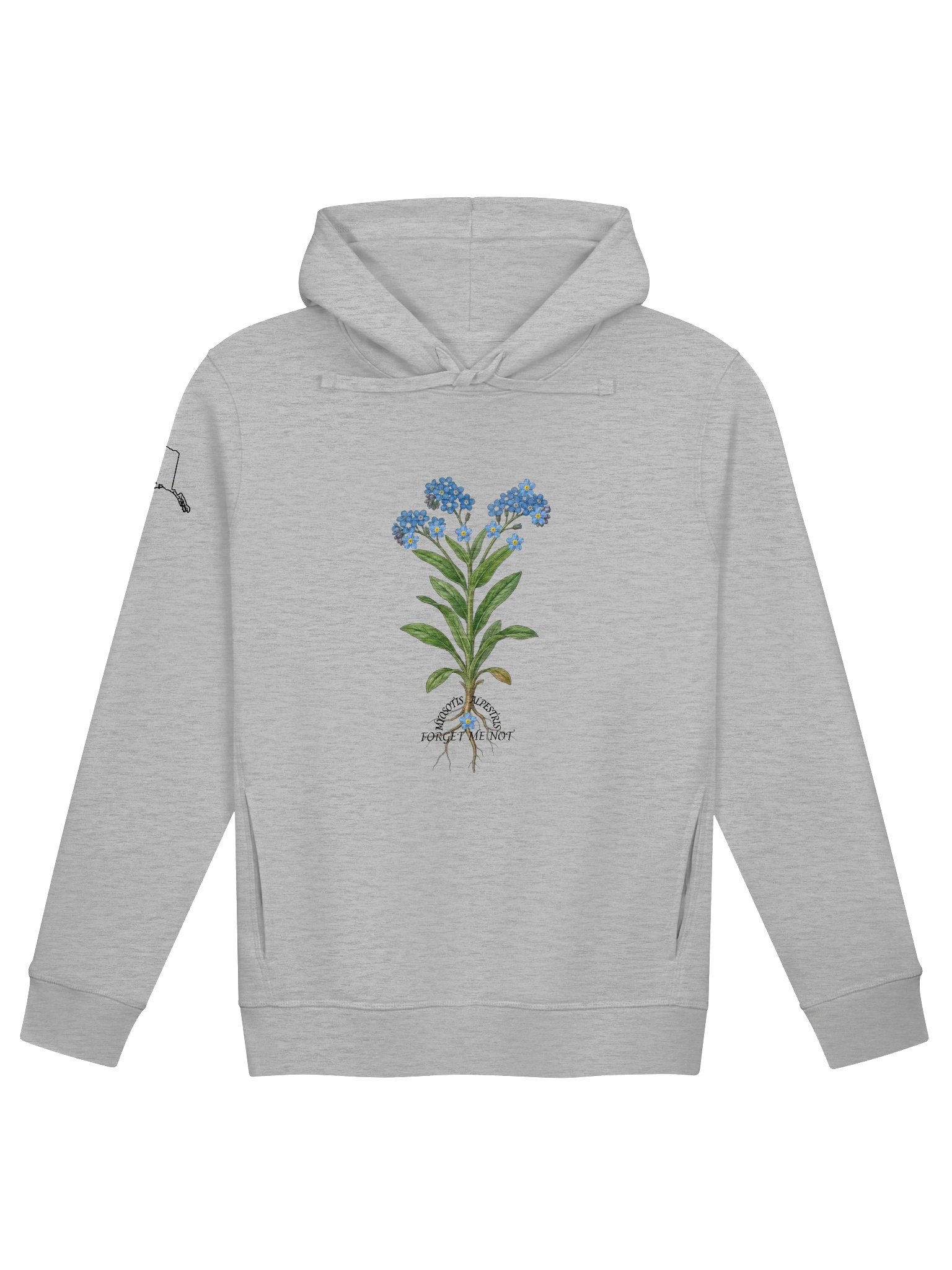 DELUXE "FORGET-ME-NOT" SIDE POCKET HOODY product image (1)