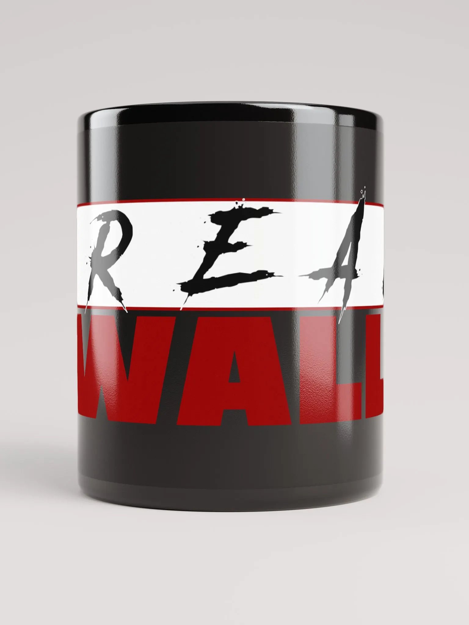 RealWally Mug (Black & Red) product image (5)