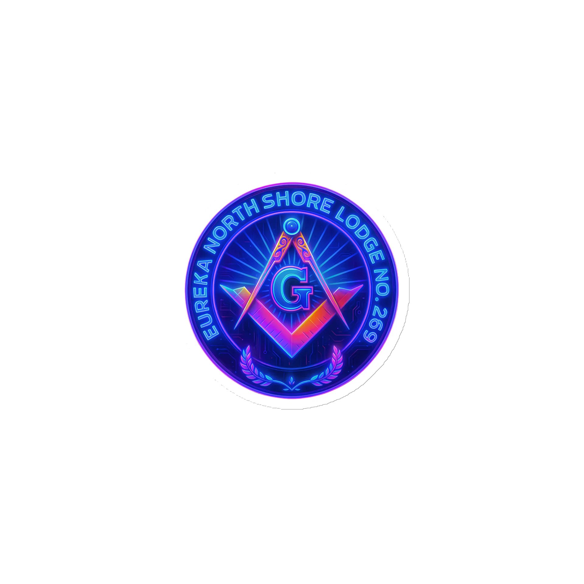 Eureka Seal Die-Cut Magnet - Cyberpunk Edition product image (1)