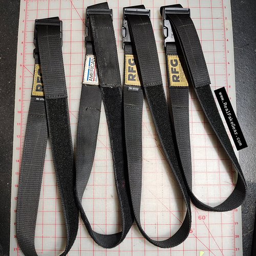 The three riggers belts are on the site, in size 32, 36 and 38. At a slight discount because they're a little varied in exact...