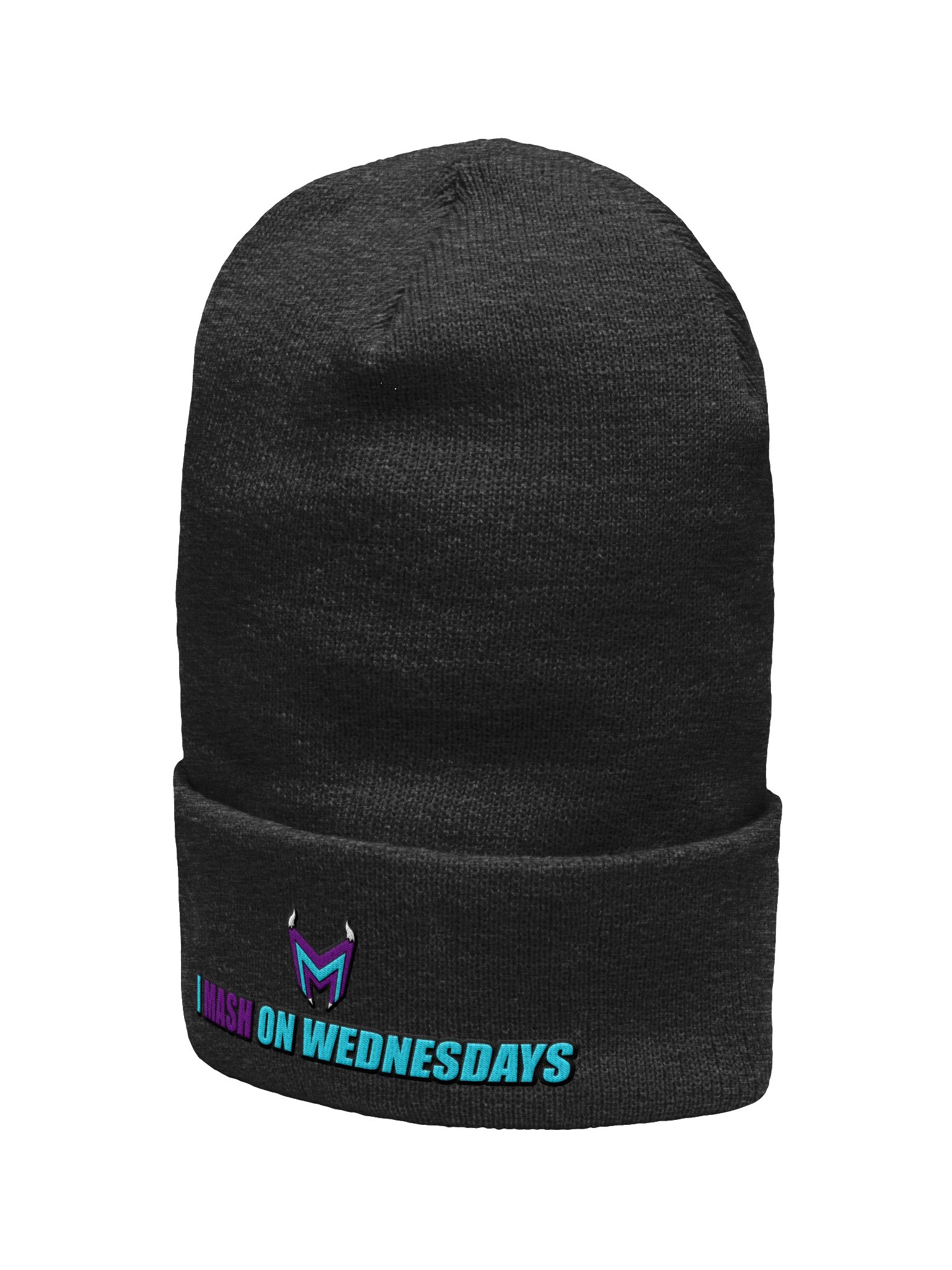 I Mash on Wednesdays Cuffed Beanie product image (10)
