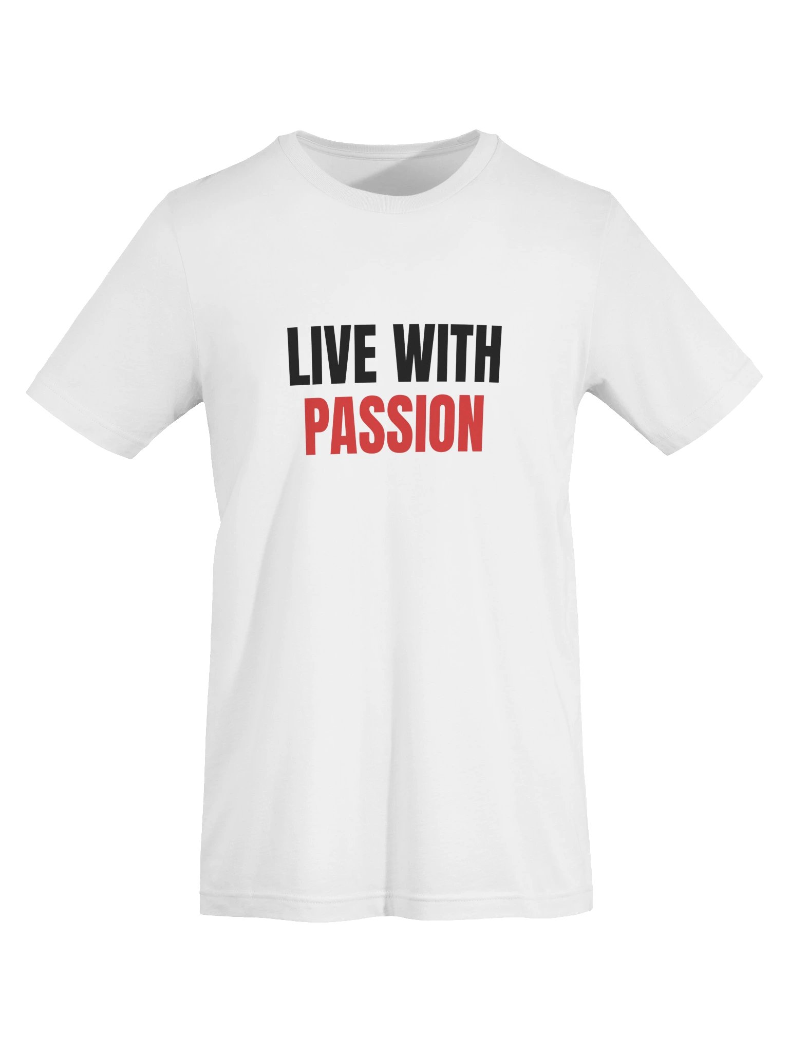 Live With Passion T-Shirt, White product image (5)