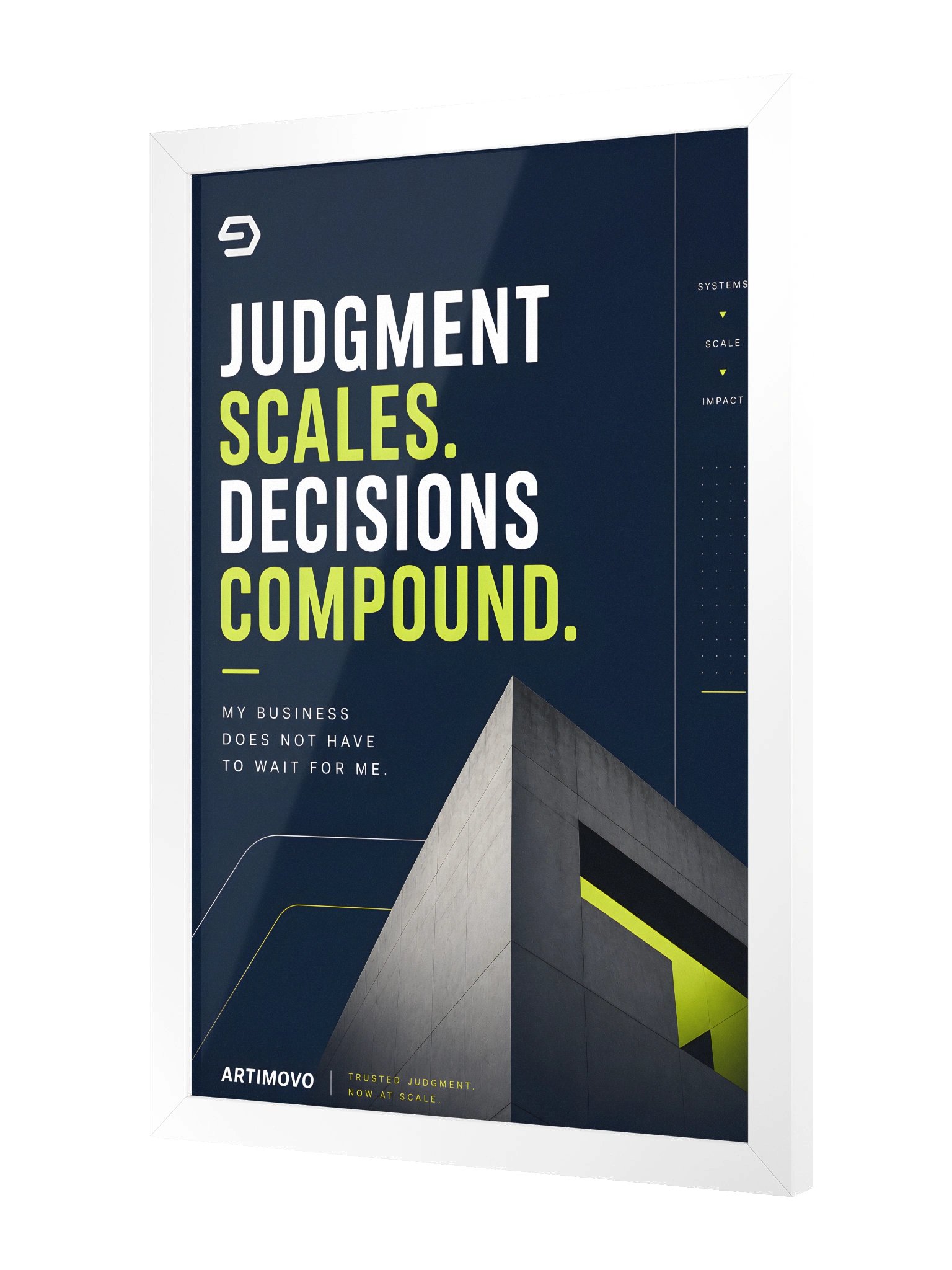 Judgment Scales — Framed Leadership Print product image (10)