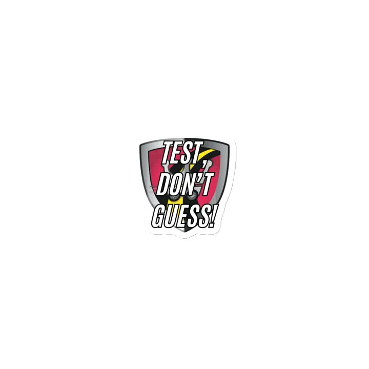 Official Royalty Auto Service "Test, Don't Guess" Die Cut Magnet product image (1)