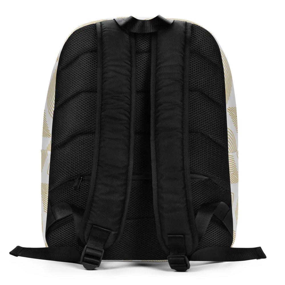 Golden Leaf Luxe – Stylish Everyday Backpack product image (5)