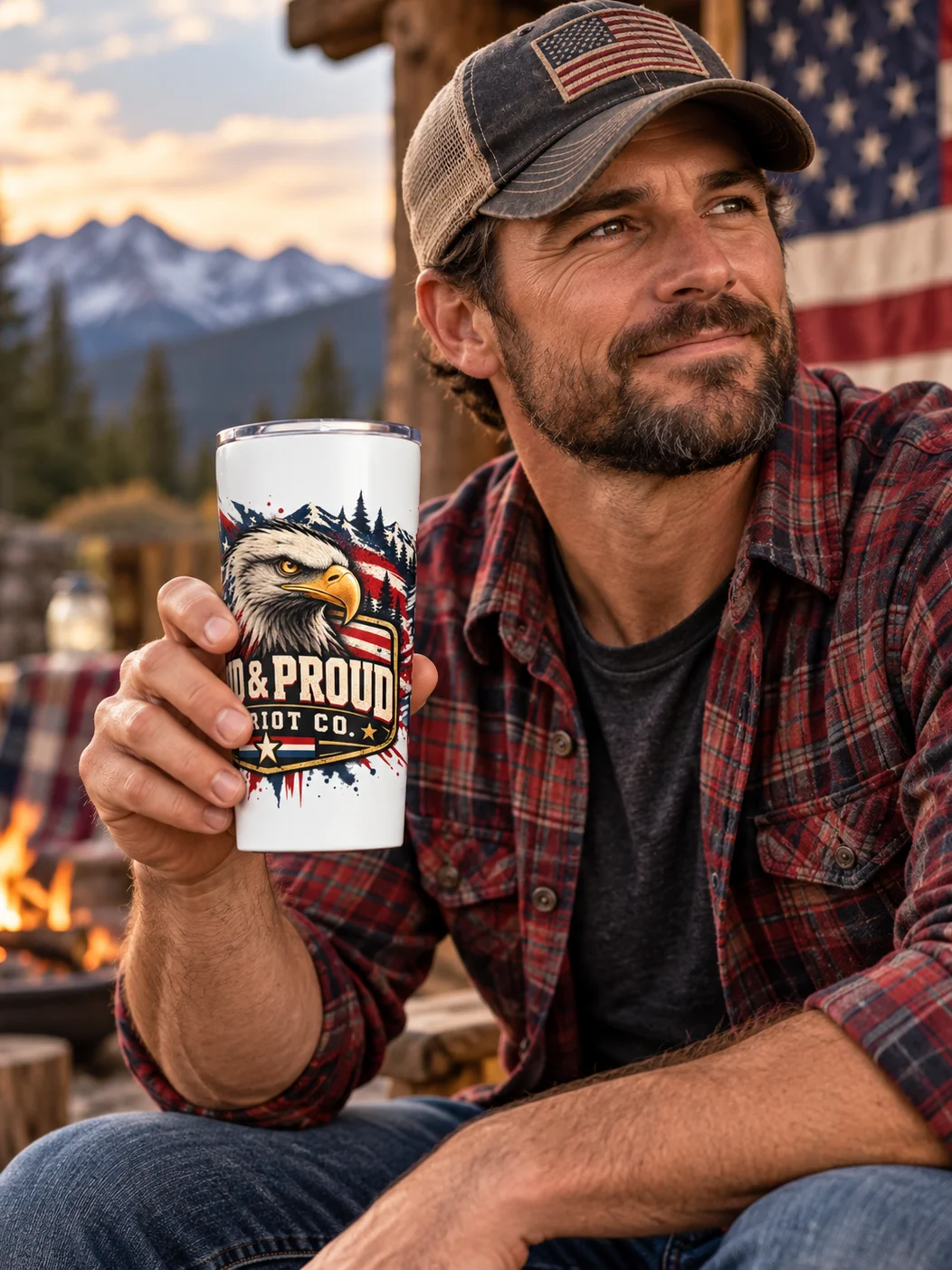 Loud & Proud Patriot 20oz Stainless Steel Tumbler product image (6)